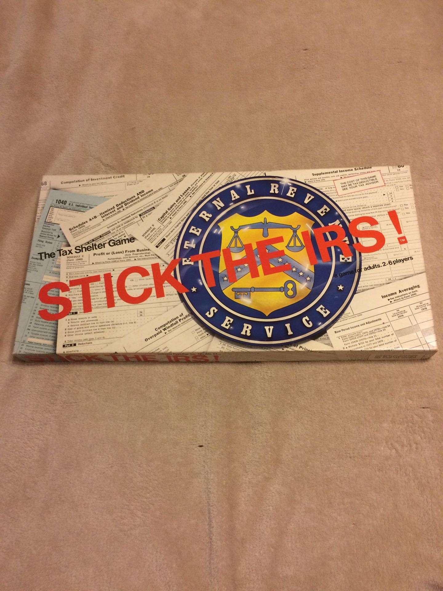 Stick It to the IRS Board Game!!!