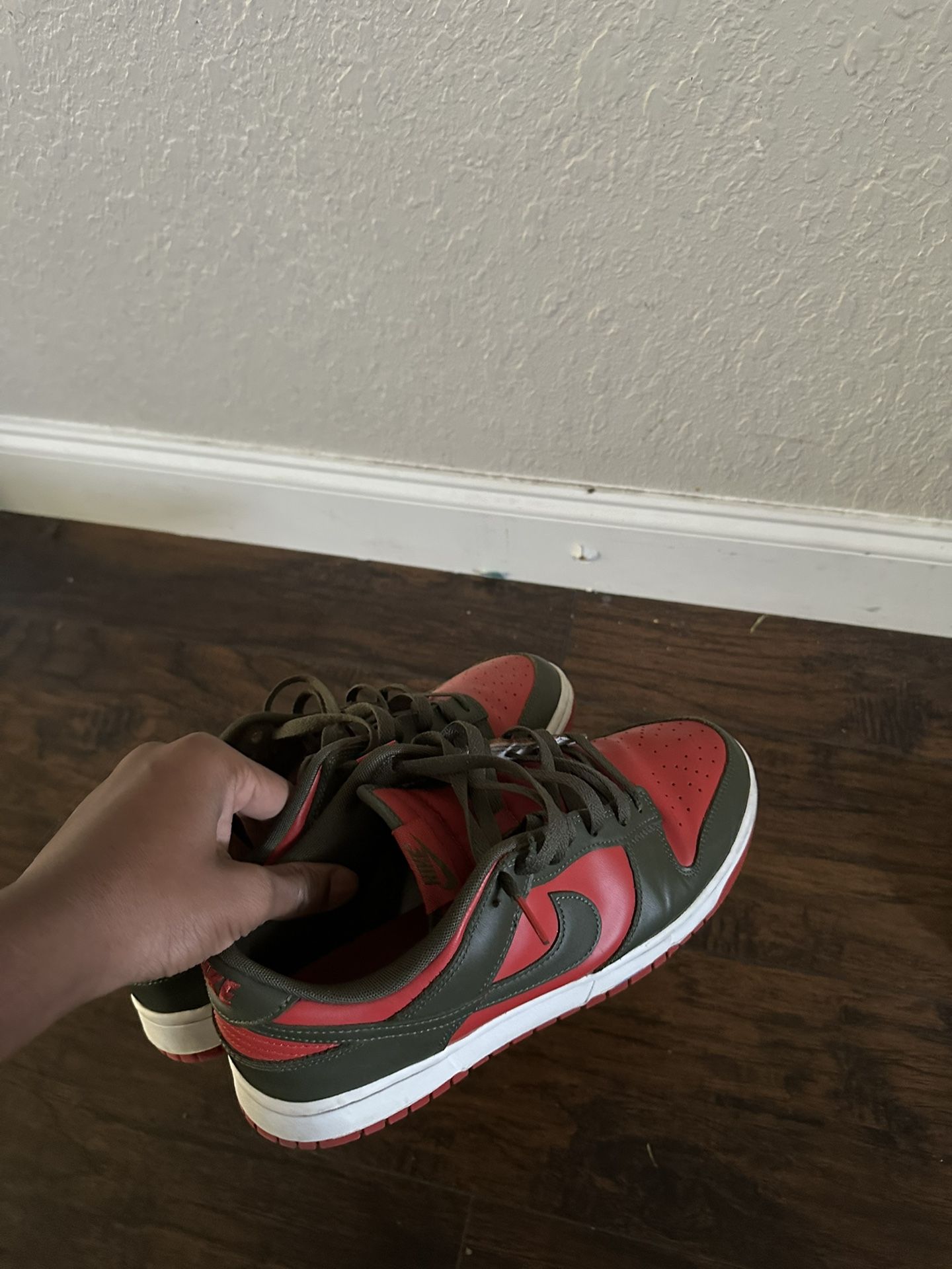Red And Green Dunks