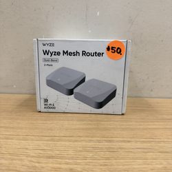 WYZE MESH ROUTER DUAL-BAND 2-PACK WI-FI 6