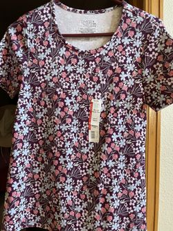 Women’s Floral Short Sleeve T Shirt 