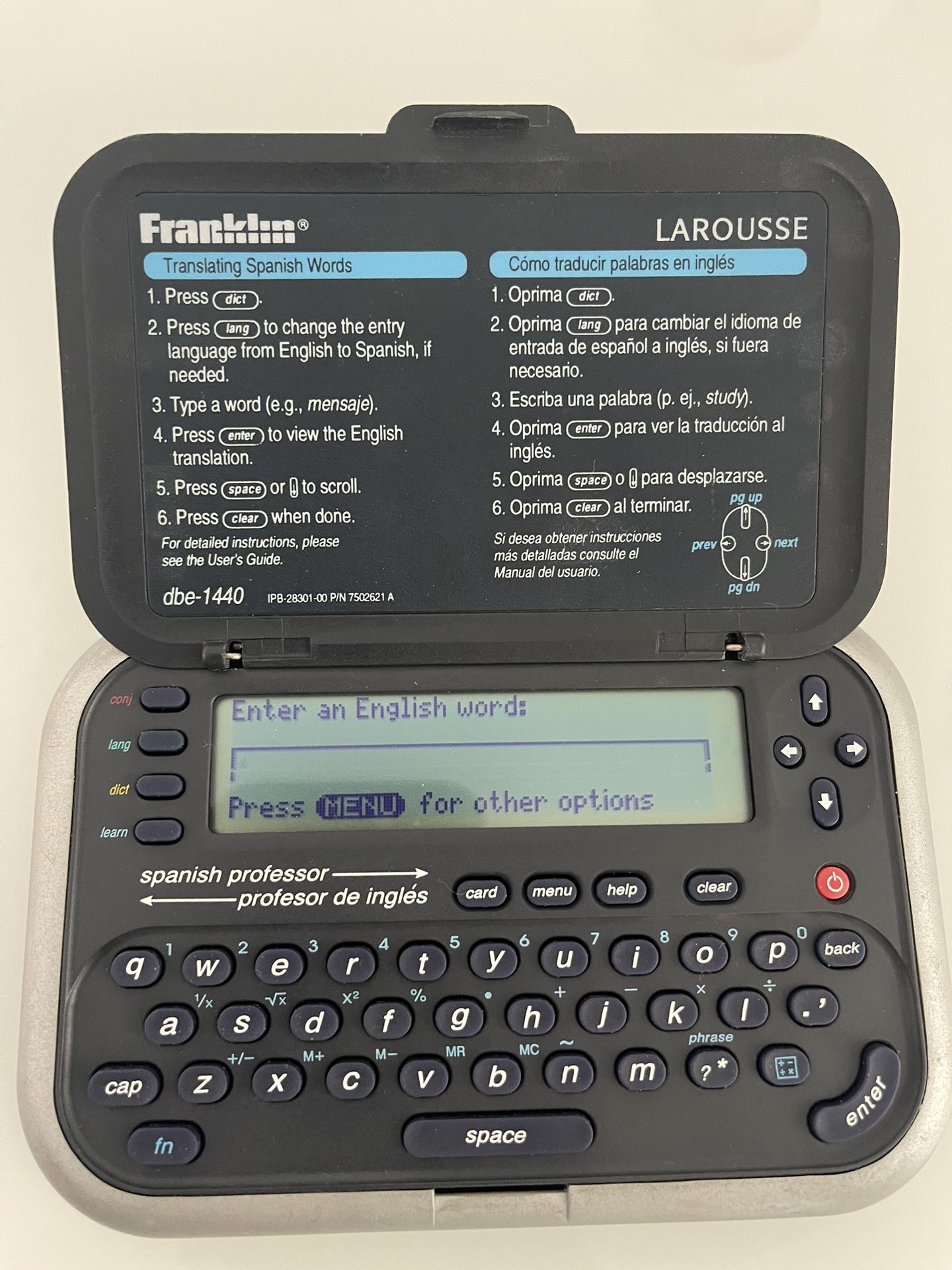 Franklin Translator Spanish - English Electronic Dictionary