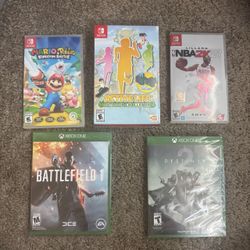 Nintendo Switch and Xbox One Video Games