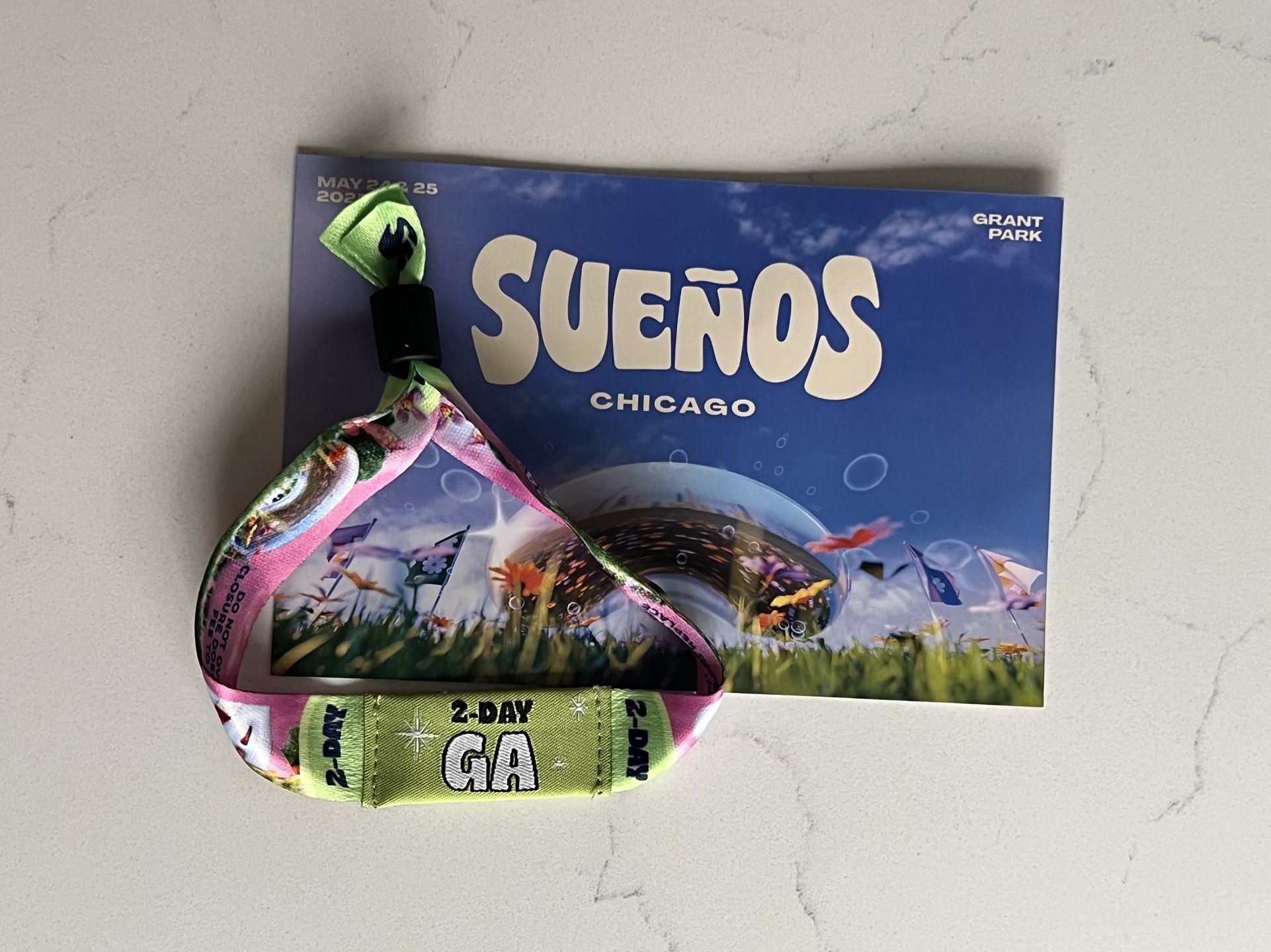 Sueños 2025 2-Day GA Wristband