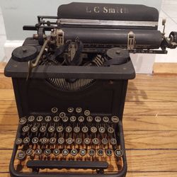 LC Smith Typewriter 