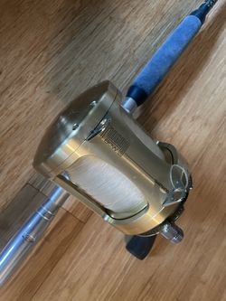 Shimano Tiagra 80w 2-Speed Reel Biscayne Rods Custom for Sale in