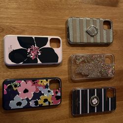 I Phone 11 Cases .. 6.00 Each  Kate Spade And Sparkle Cases