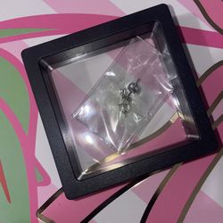 GRA Certified Moissanite Solitaire Diamond Earrings ing