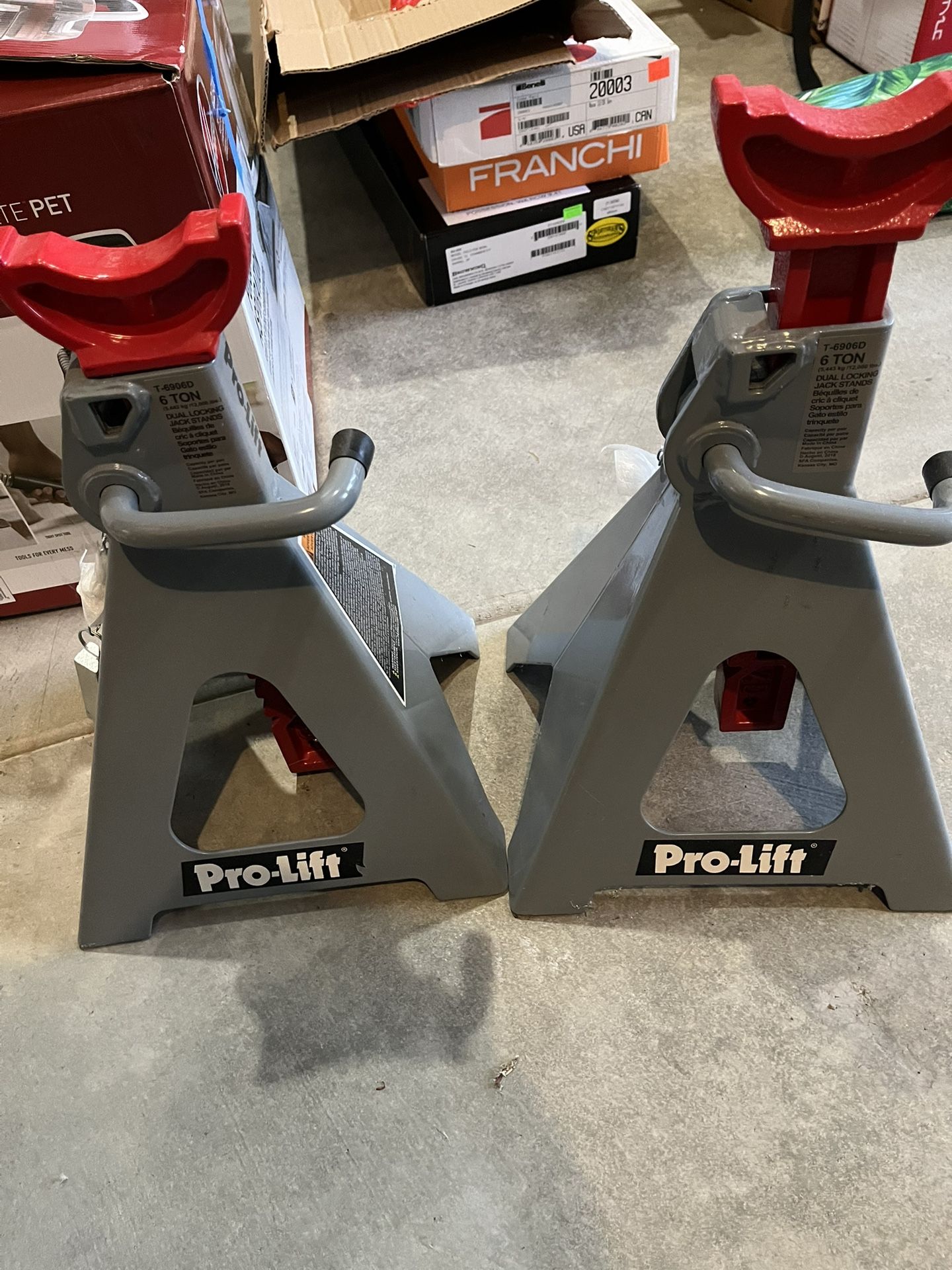 Prolift 6 Ton Heavy Duty Ratcheting Jack Stands