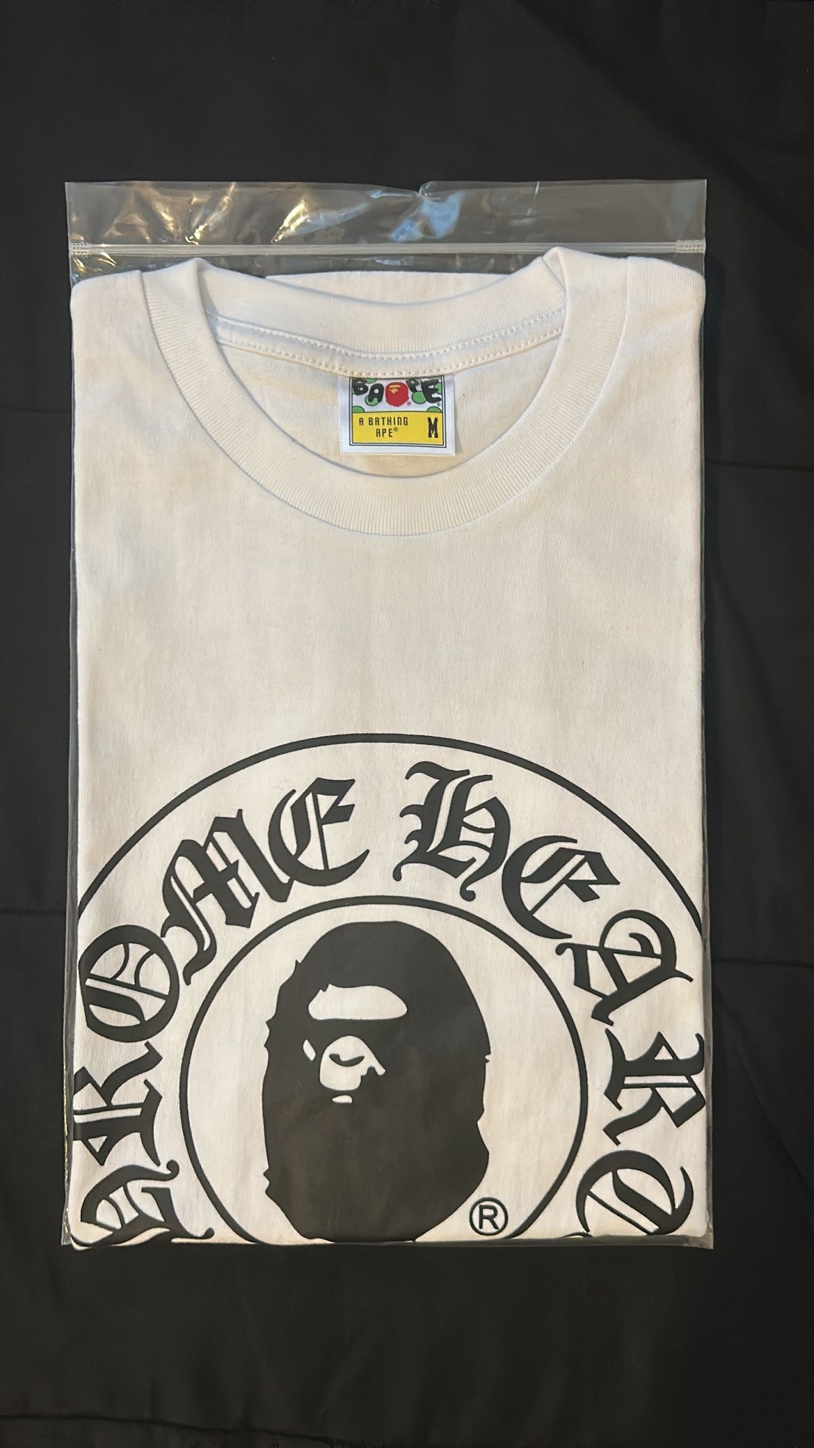 Bape Shirt $60 Sizes-M/L White