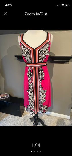 Pink & Orange Dress