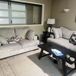 Ashley Loveseat And Sofa Set 