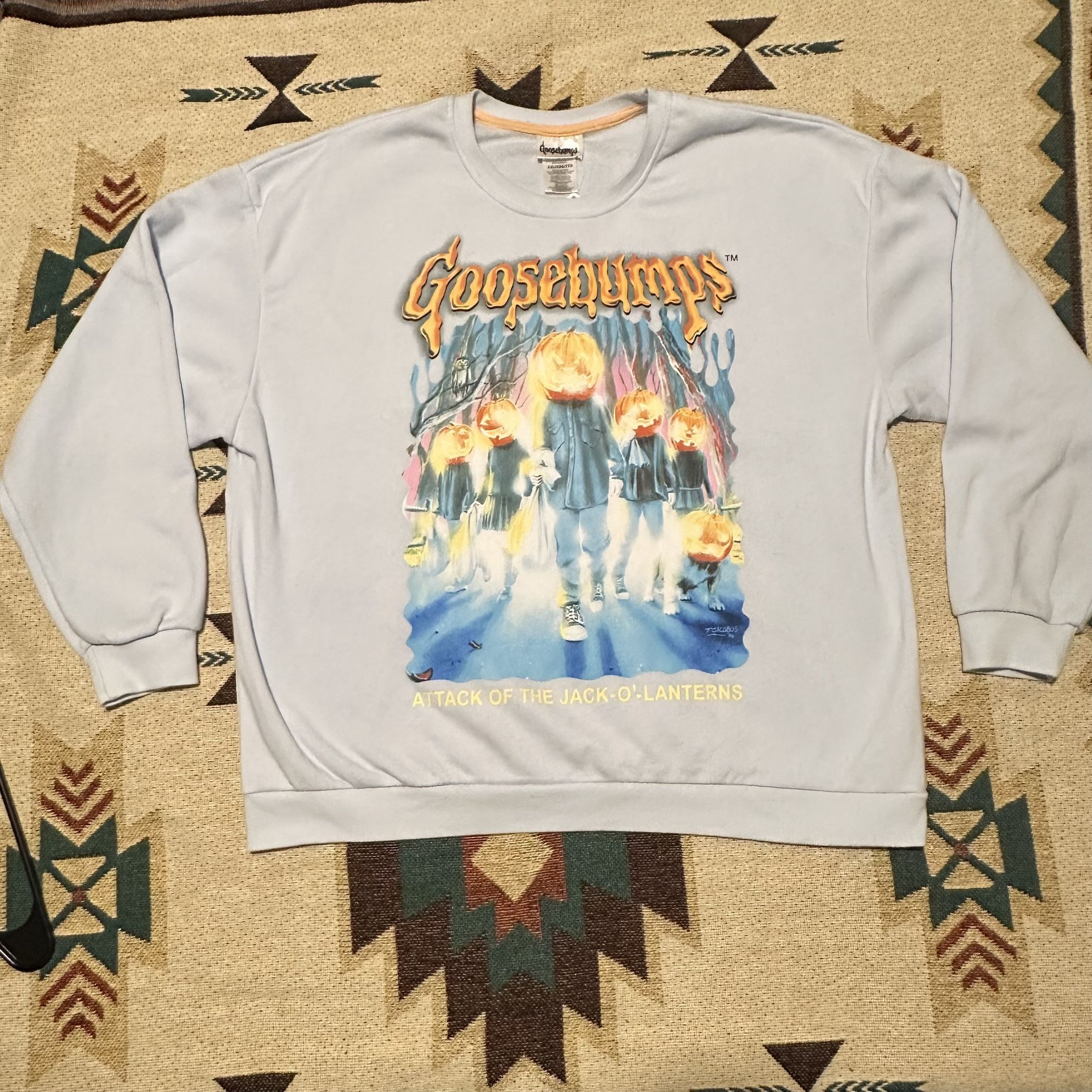 Goosebumps Attack Of The Jack-O-Lanterns Women's Sweater