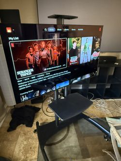 LG 48” OLED CX 4K TV+ Kanto Mobile TV Stand