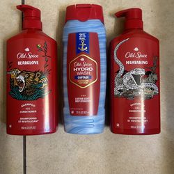 Old  Spice Shampoo,conditioner And Body Wash 