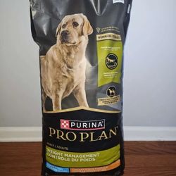 Purina Pro Plan Large Breed Weight Management Chicken Rice Dog Food 34lb