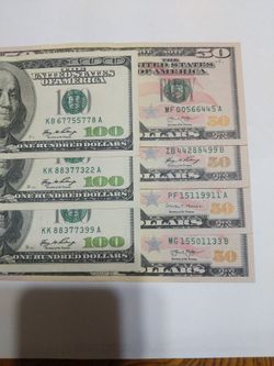 Fancy Triplets Repeat #s  $50 & $100