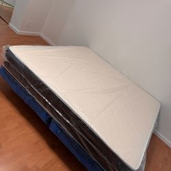 King mattress regular and box spring set (2pc - brand new) 