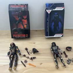NECA The Predator 2 City Hunter & The Predator Fugitive Predator