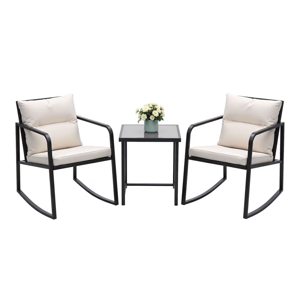 Patio Furnitures (rocking Chair And A Table)