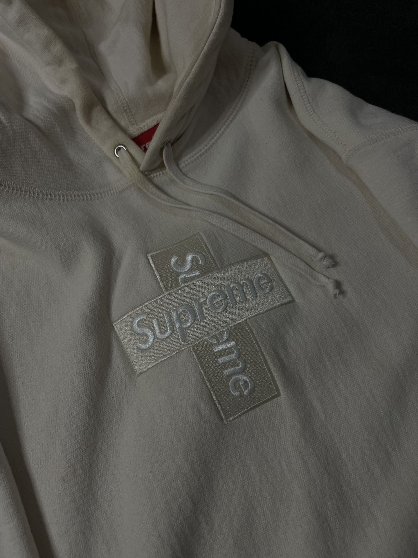 Supreme Cross Box Logo Hoodie - Medium