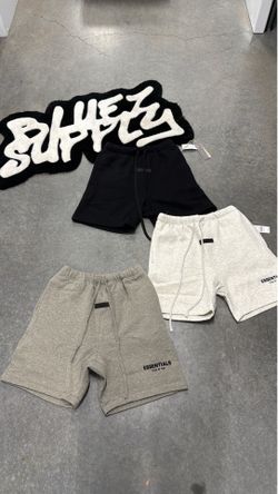 Essentials shorts and hoodies