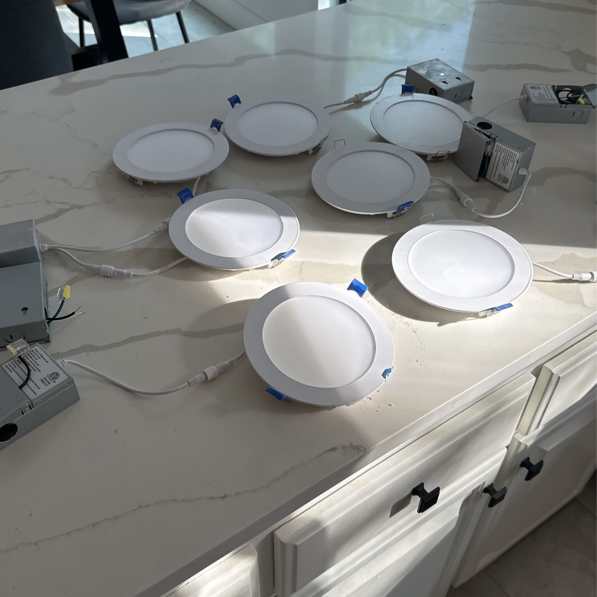6” Recessed Lights 7 Lights