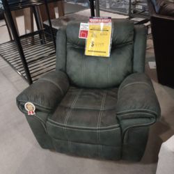 Sorrento Grey Glider Recliner 