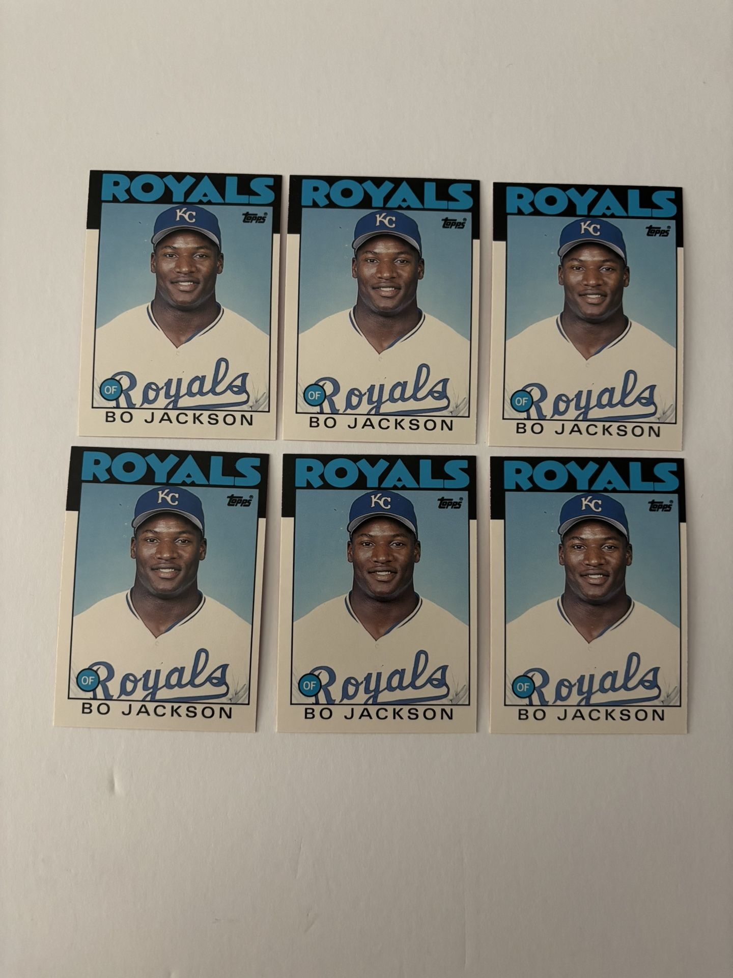 Bo Jackson 1986 Topps Traded Rookie Baseball Cards