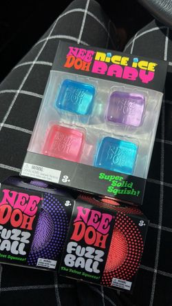 Nee Doh Nice Ice Baby 4-Pack Squish Toys