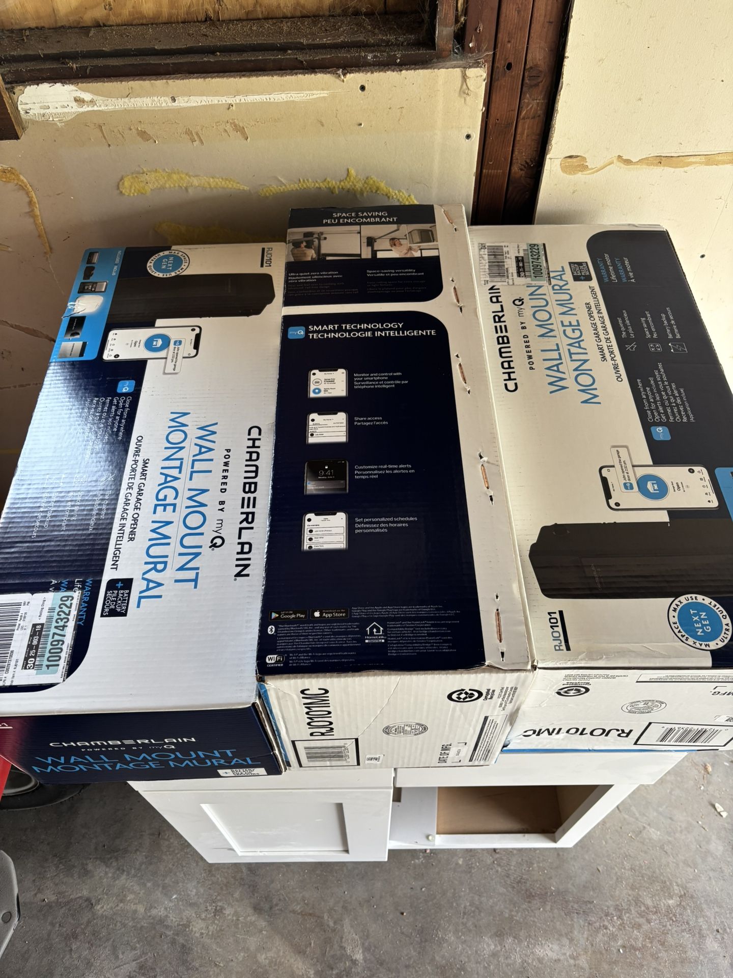 New Chamberlain Wall Mount Garage door Opener