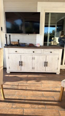 Farmhouse Buffet Solid Wood Console