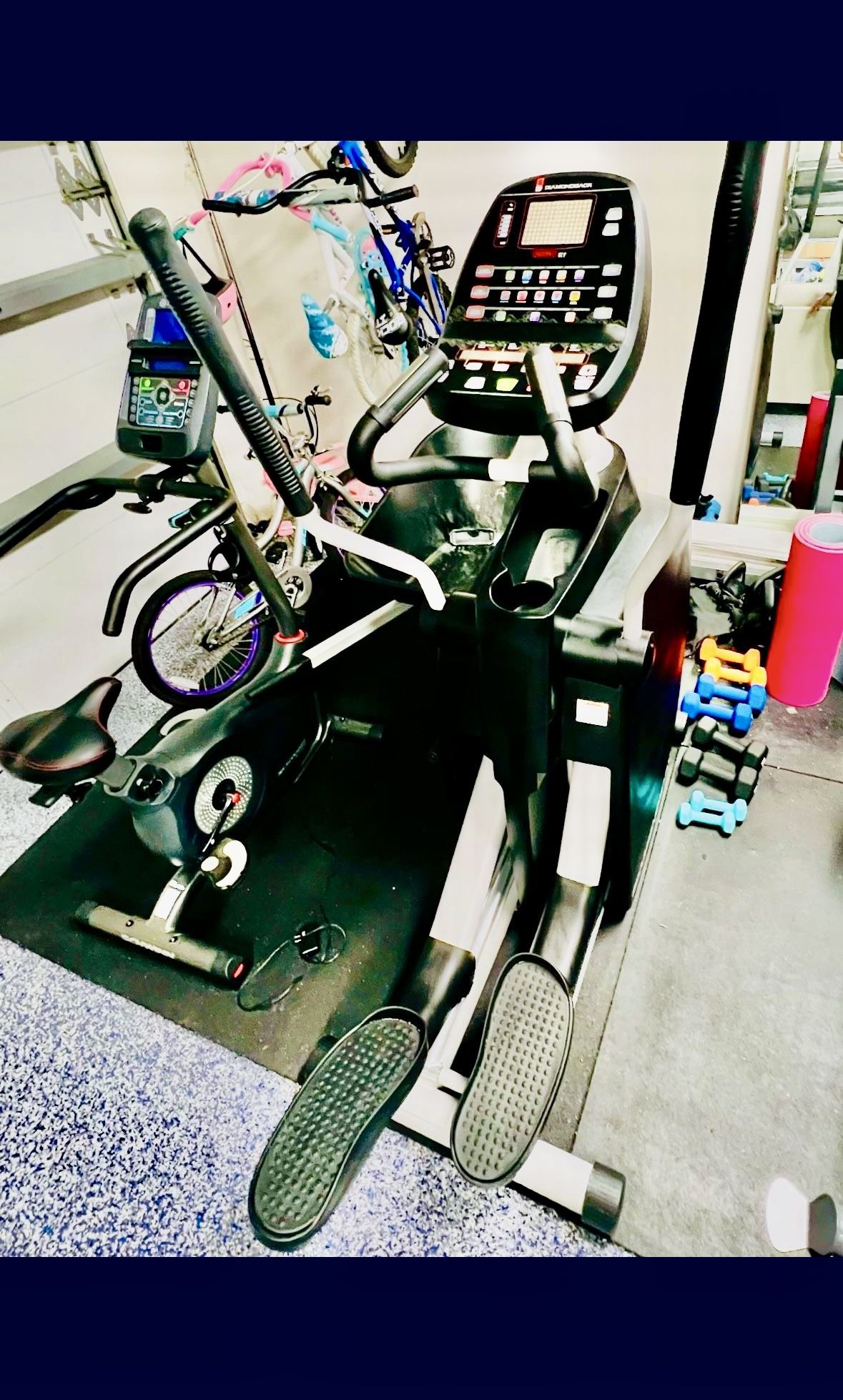 DiamondBlack 1260 Ef Exercise Elliptical Machine