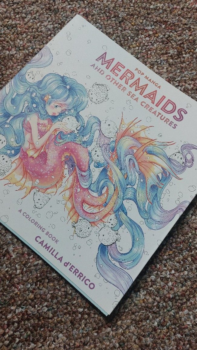 Pop Manga Mermaids Coloring Book
