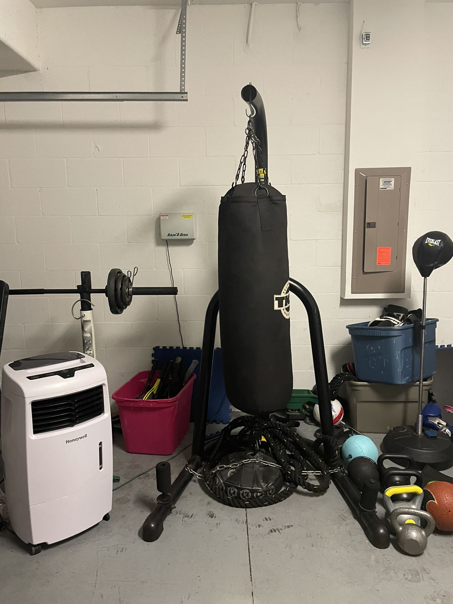 Weighted Heavy Bag and Stand