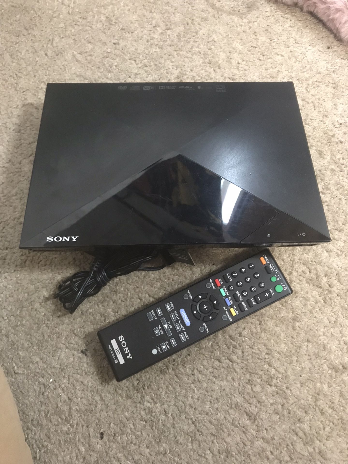 Sony WiFi Blue Ray DVD player