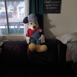 Mickey Mouse Stuffed Animal (Disney)  60.00