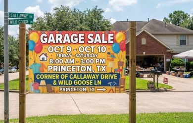 Garage Sale 10/9 - 10/10 Princeton, TX
