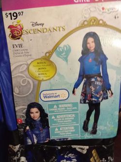 Halloween costume Evie descendants girls size S (4-6)