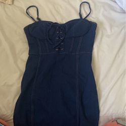 Sexy Cute Pretty Jean Onepiece Dress Windsor