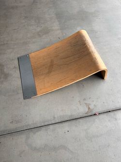 Skateboarding ramp and rail