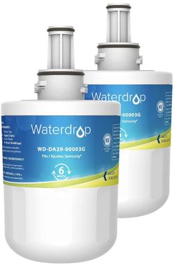 Waterdrop DA29-00003G Refrigerator Water Filter, Replacement for Samsung DA29-00003G, DA29-00003B, DA29-00003A, Aqua-Pure Plus, HAFCU1, RFG237AARS, FM