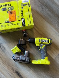 Ryobi 18v drill kit/kit de taladro de 18v