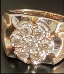 Diamond cluster Ring