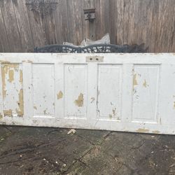 FREE: Solid oak door 32 x 80 damaged