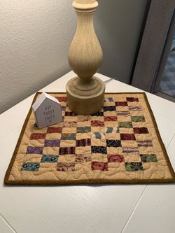 Handcrafted Quilted Table Topper