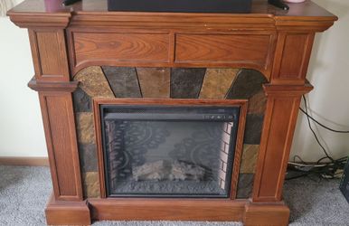 Electric Fireplace Stand