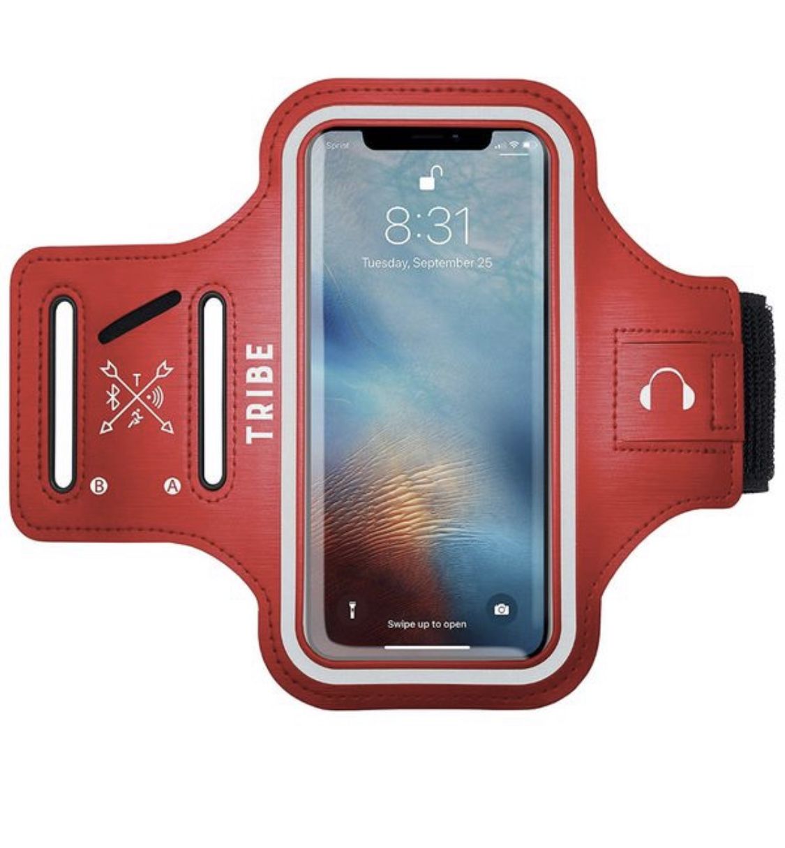 Water Resistant Cell Phone Armband Case for iPhone Xs Max, XR, 8 Plus, 7 Plus, 6 Plus, 6S Plus, Samsung Galaxy S9 Plus, S8 Plus, A8 Plus, Note 4/5/8/