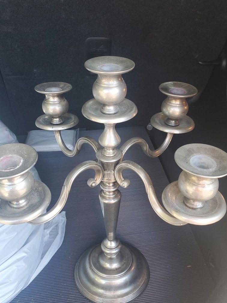 Silver-plated Candelabra
