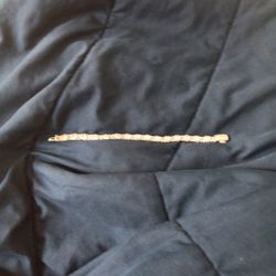 Kings 14k White Gold Bracelet.
