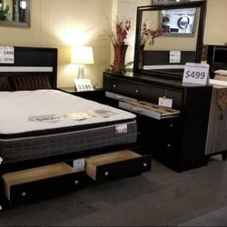 🇺🇸 NEW!! 4pc Bedroom Sets STILL IN BOX 📦 Delivery Avail 🚛🇺🇸